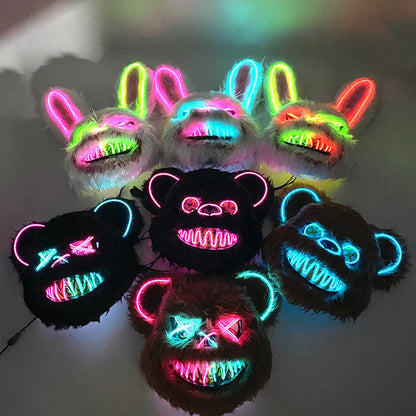 Glowing Bloody Animal Mask