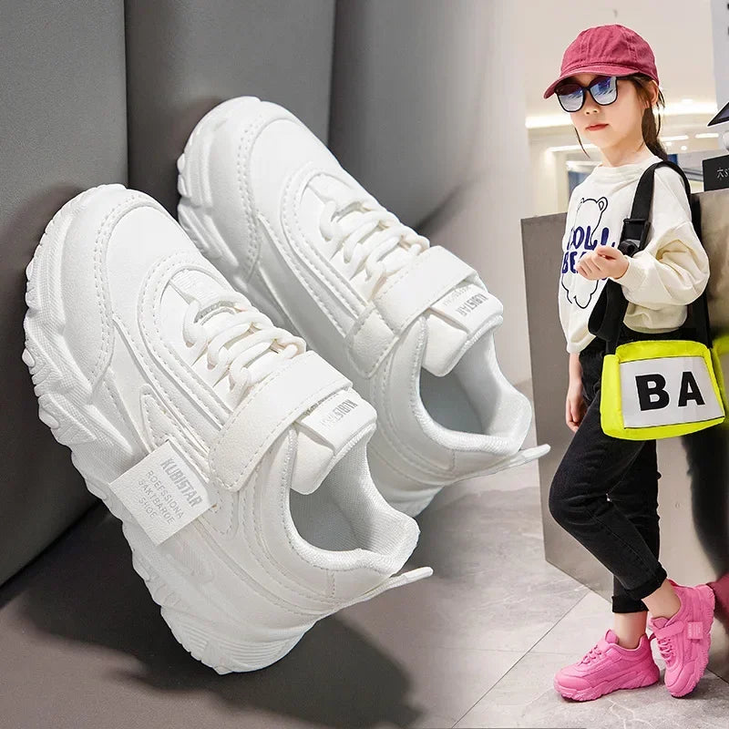 Hook-and-Loop Mesh Sneakers