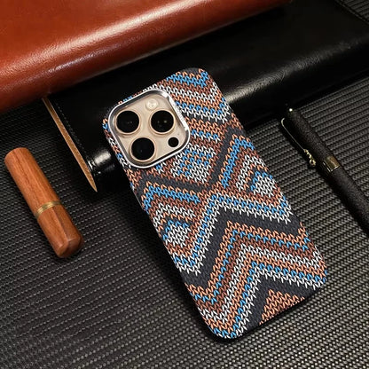Carbon Fiber Grid Case for iPhone 17 Pro Max | 17 Pro | 16 Pro Max | 16 Pro | 15 Pro Max | 15 Pro