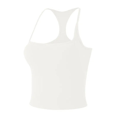 Thin-Strap Backless Yoga Tank
