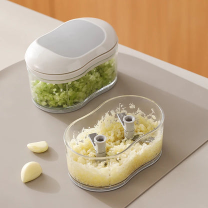 Hand-Pushed Manual Garlic Cutter
