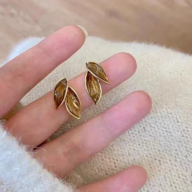 Sweet Leaf Earrings for Women