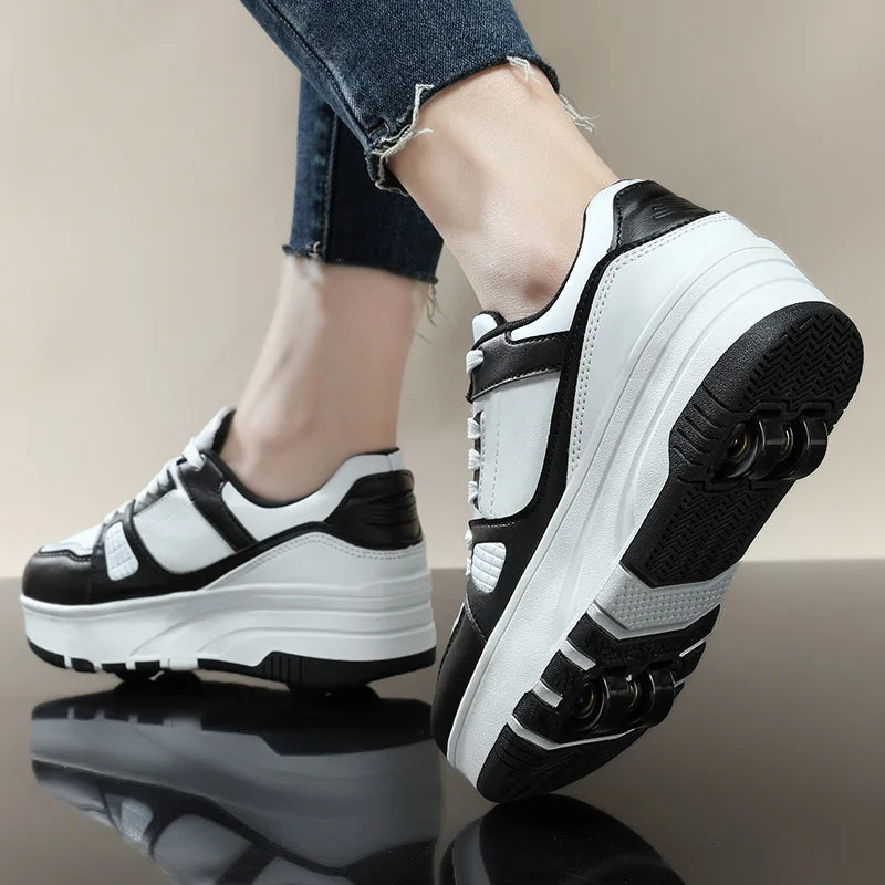 Four-Wheel Roller Shoes