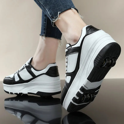 Four-Wheel Roller Shoes