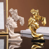 Kissing Lovers Sculpture Ornament