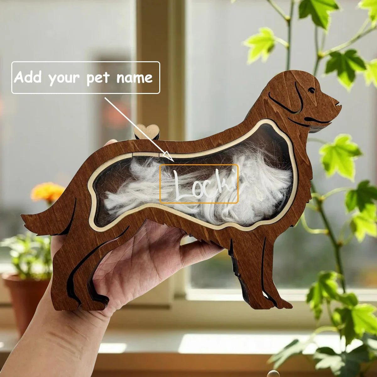 Custom Pet Hair Memorial Box