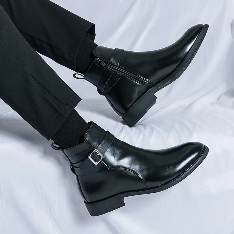Waterproof Leather Riding Boots