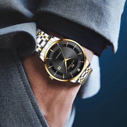 Luxury Rhinestone Men’s Watch
