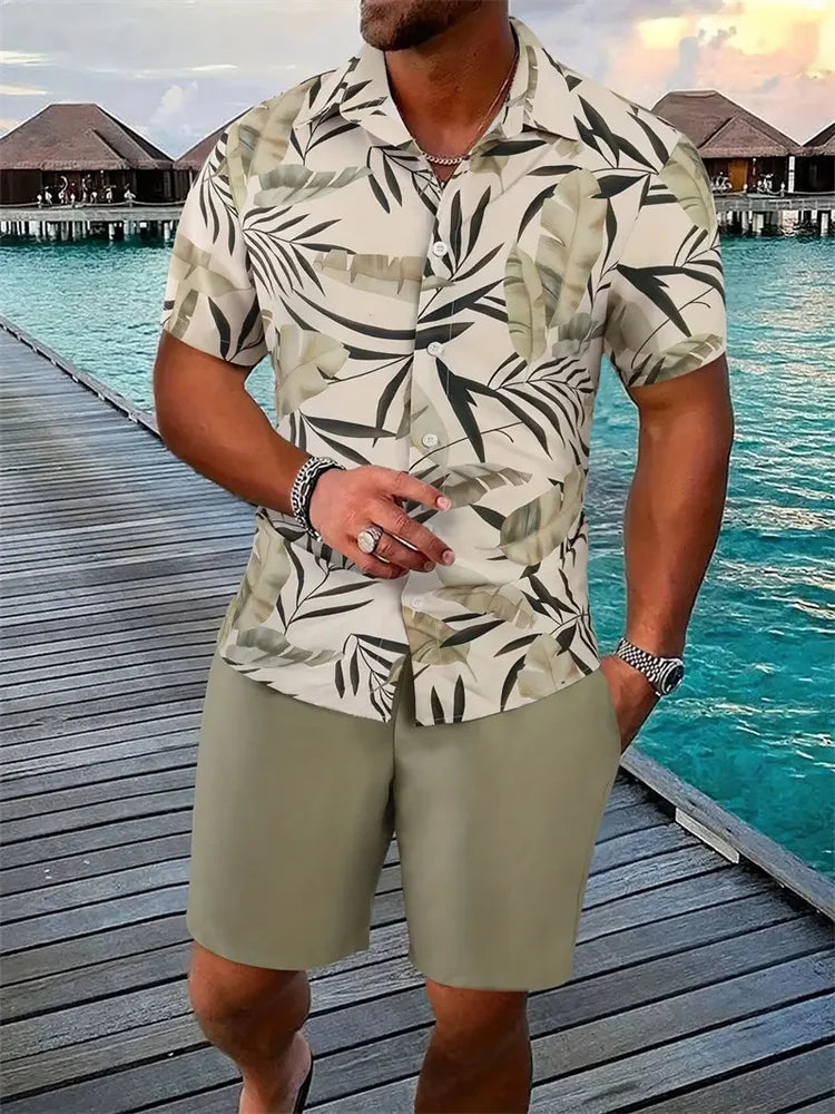3D Print Hawaiian Shirt Set