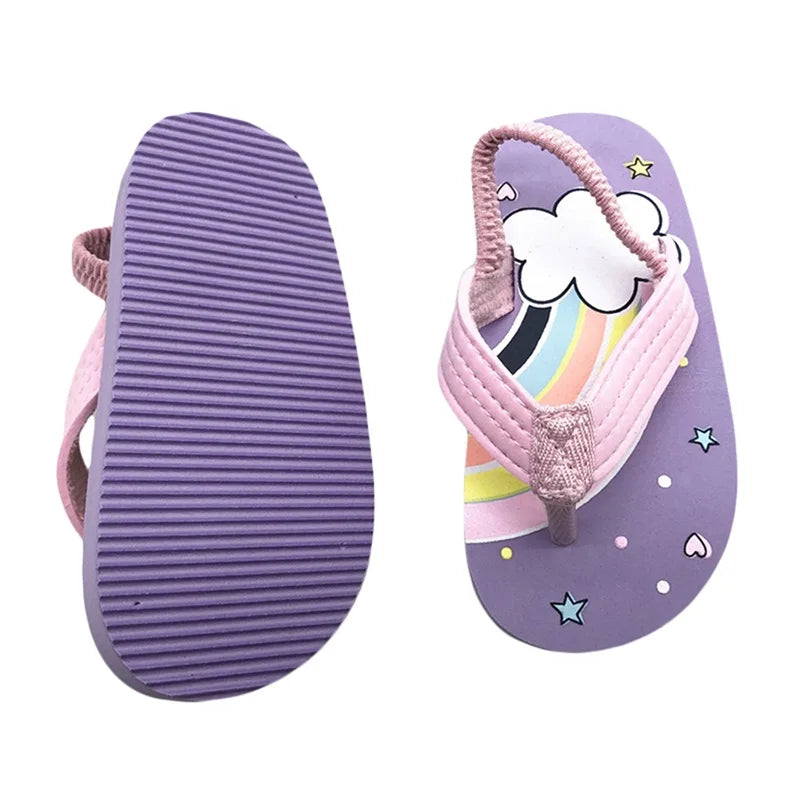 Back-Strap Flip Flop Sandals