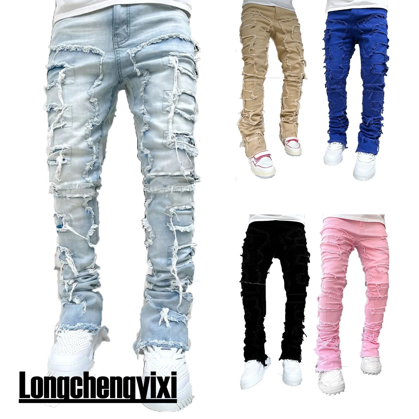 Regular Fit Stacked Denim
