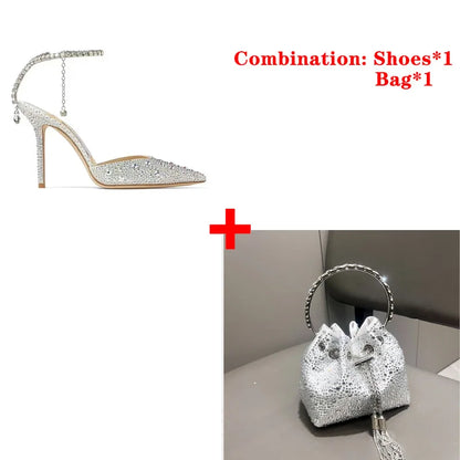 Diamond Slingback Heels