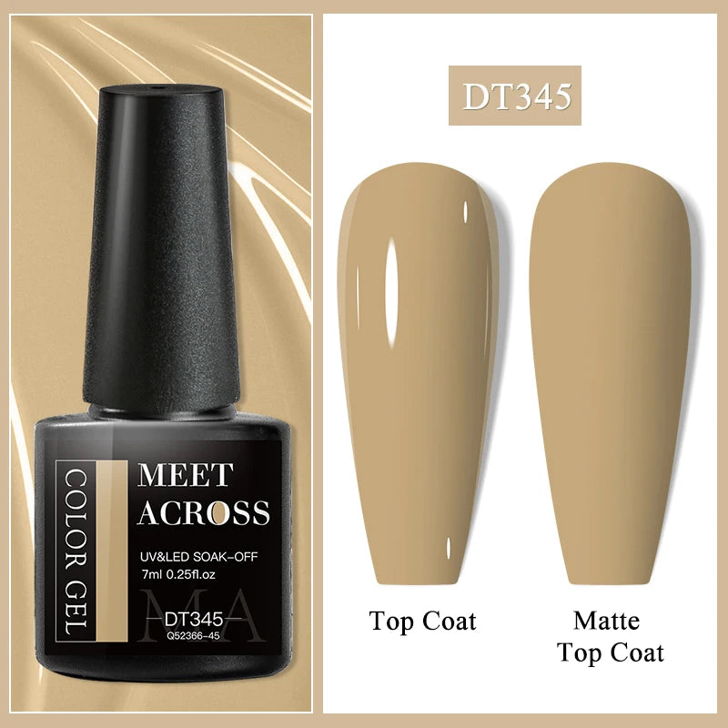 MEET ACROSS Matte Gel Polish