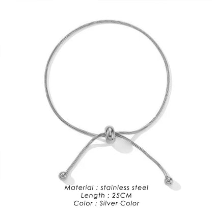 Adjustable Snake Chain Bracelet