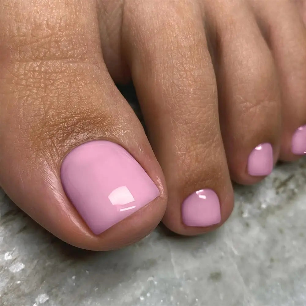 Multicolor Square Press-On Nails