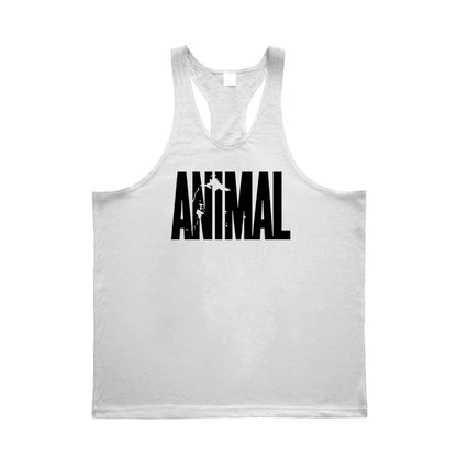 ANIMAL Letter Printed Gym Clothing