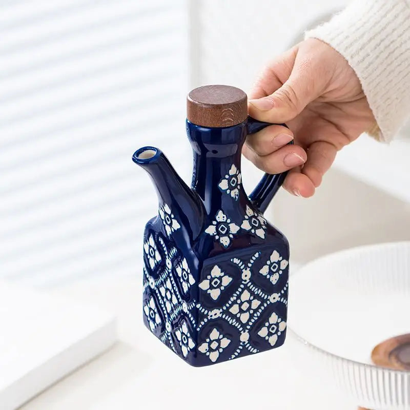 Porcelain American Style Seasoning Bottle