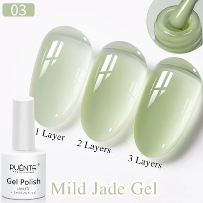 PUENTE Glitter Poly Nail Gel