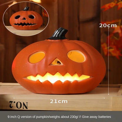 Glowing Pumpkin Lantern Decor
