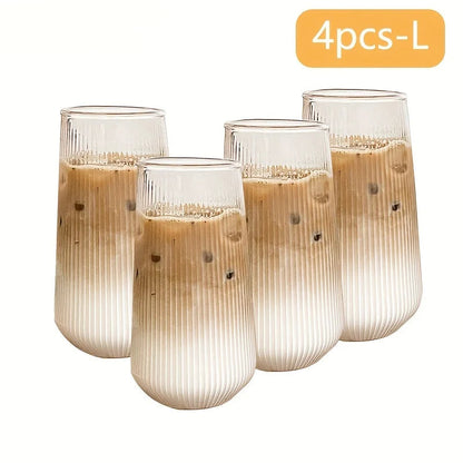 Glass Tumblers Set Party Heat