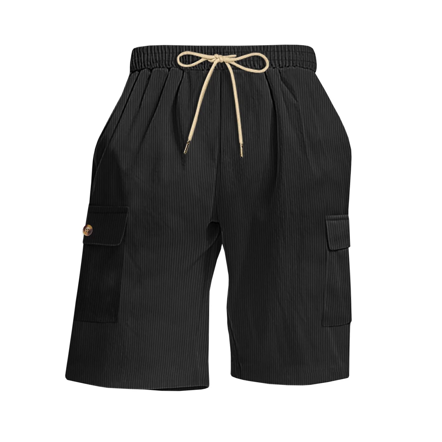 Corduroy Multi-Pocket Cargo Shorts