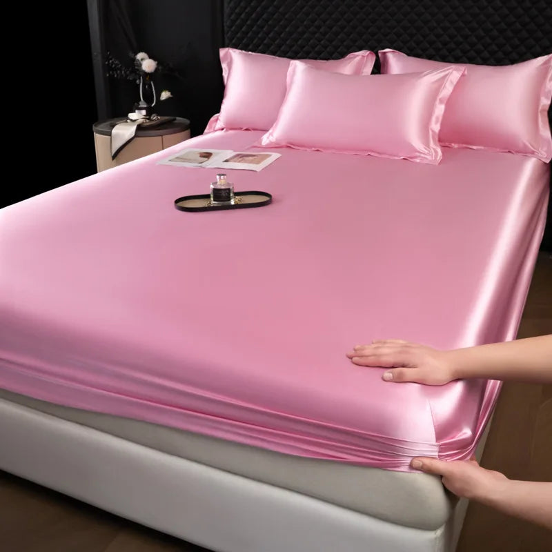 3-Piece Luxury Mulberry Silk Bed Sheet Set