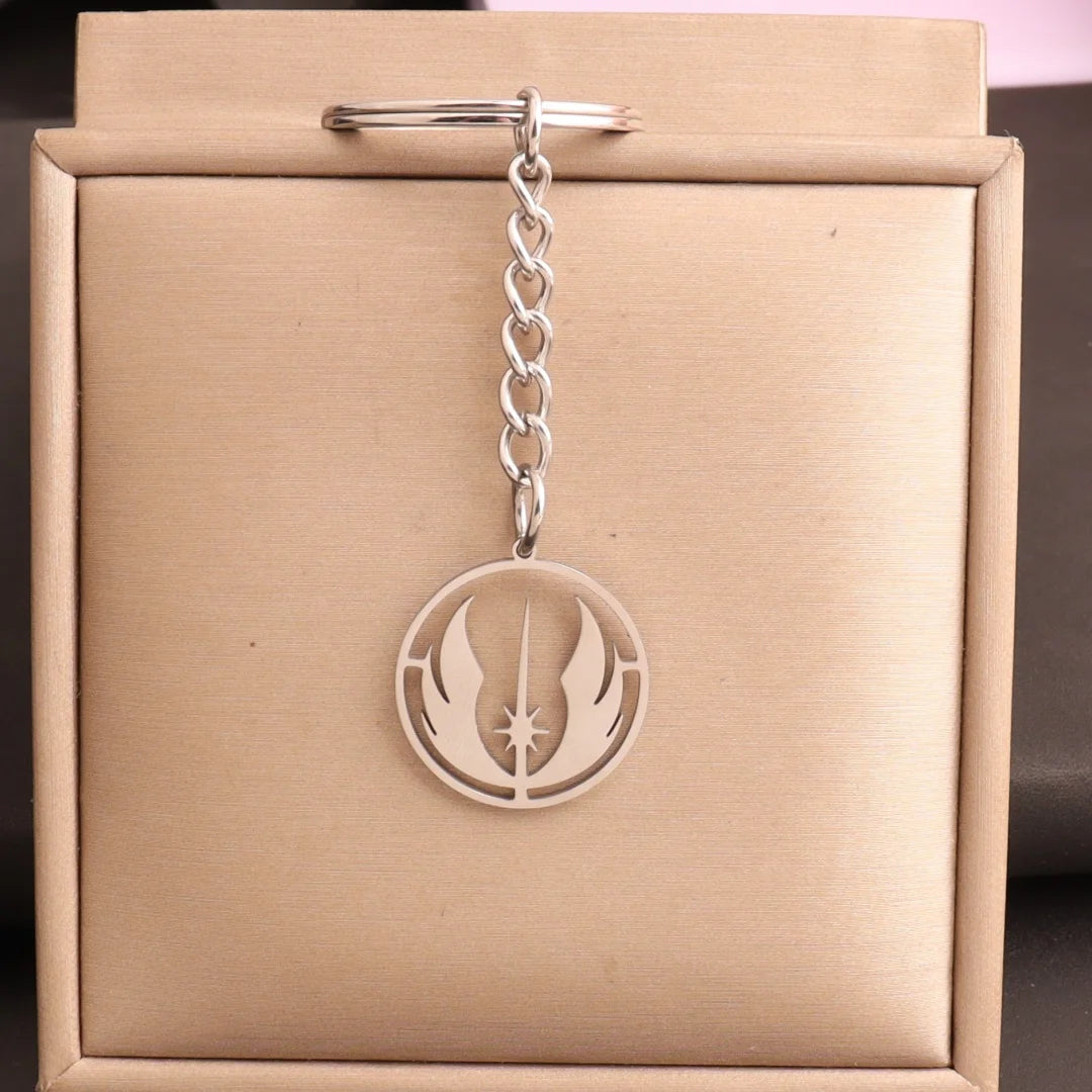 Stainless Steel Keychain Jedi Order