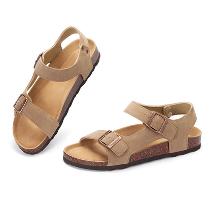 Smile Leather & Suede Clogs