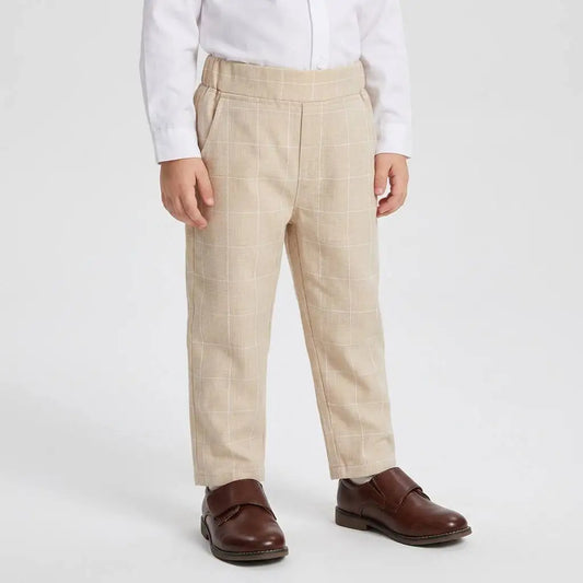 Plaid Formal Trousers