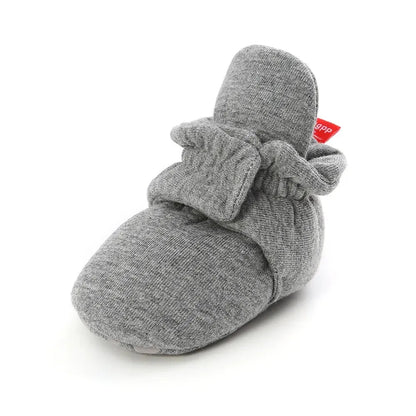 Star Checkered Baby Booties