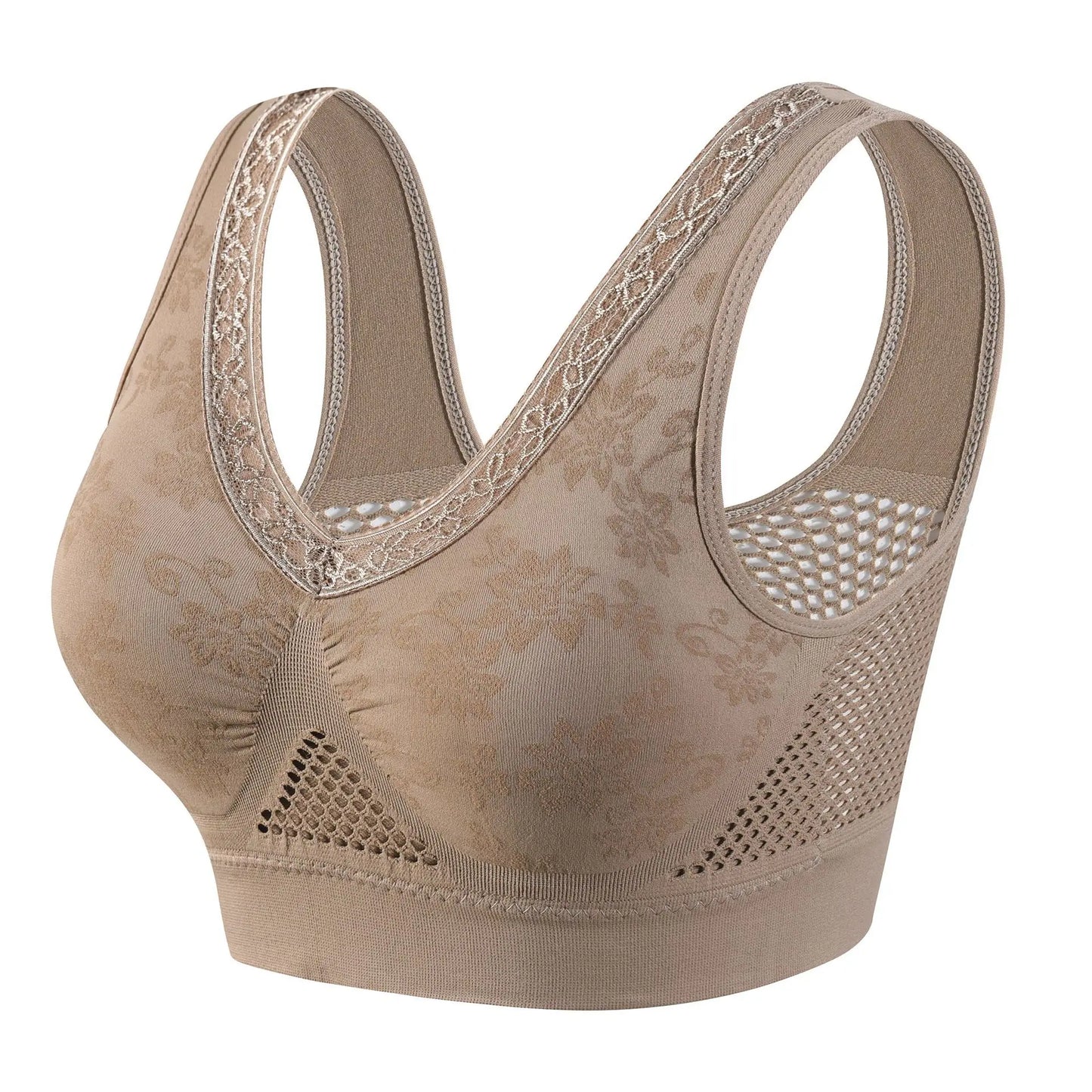Seamless Push Up Sports Bra