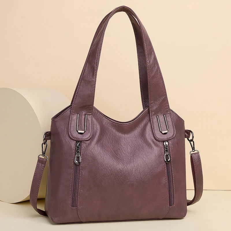 Retro Leather Shoulder Bag