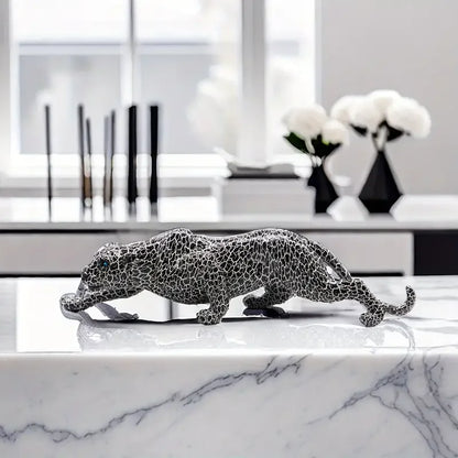 Cheetah Resin Statue