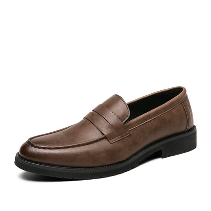 Soft Leather Bean Loafers