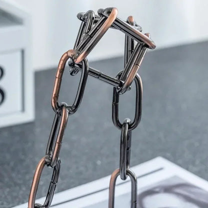 Iron Chain Wine Holder