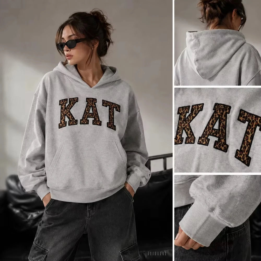 Double-Sided Print Pullover Hoodie