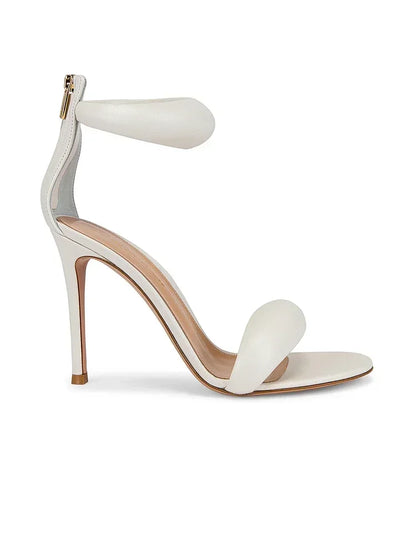 Silver Strap High Heels