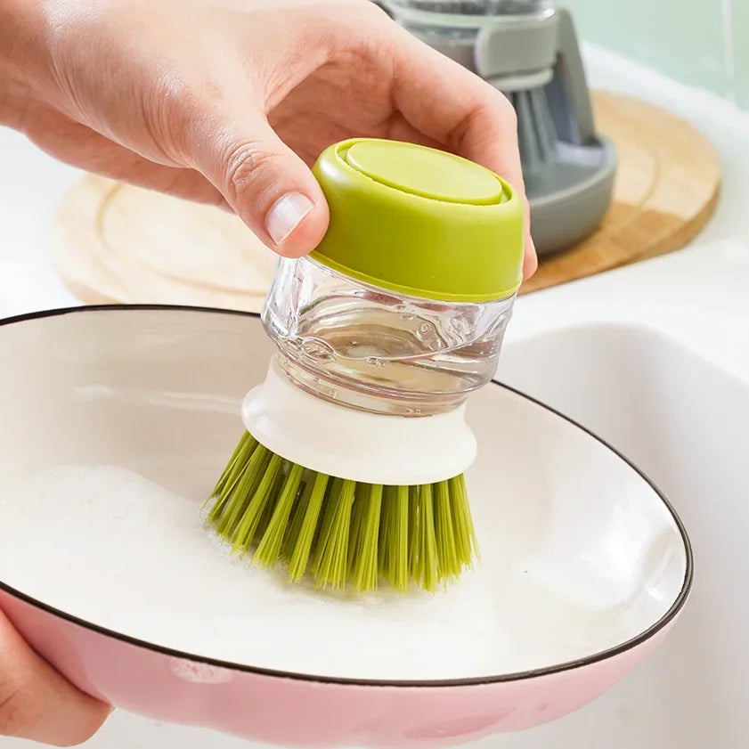 Dishwashing Brush with Dispenser