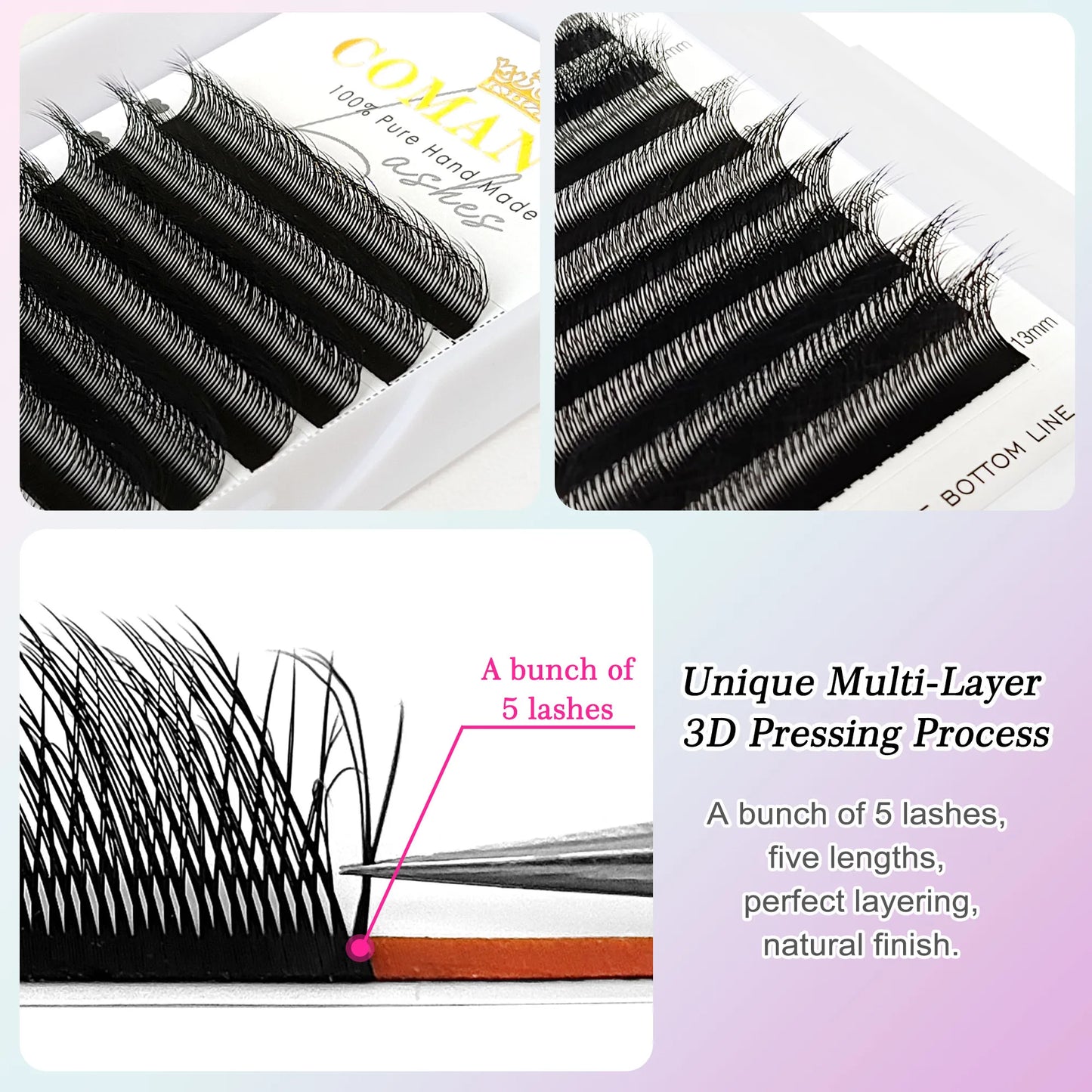 5D W Shape Eyelashes