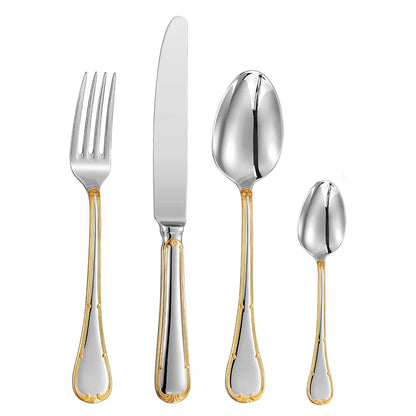 Metal Silver Cutlery Set Piece