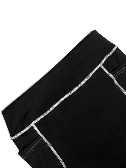 Contrast-Seam Flare Sport Trousers