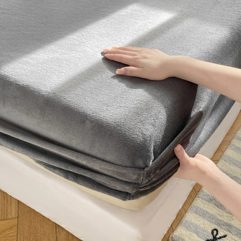 Flannel Fitted Bed Sheet