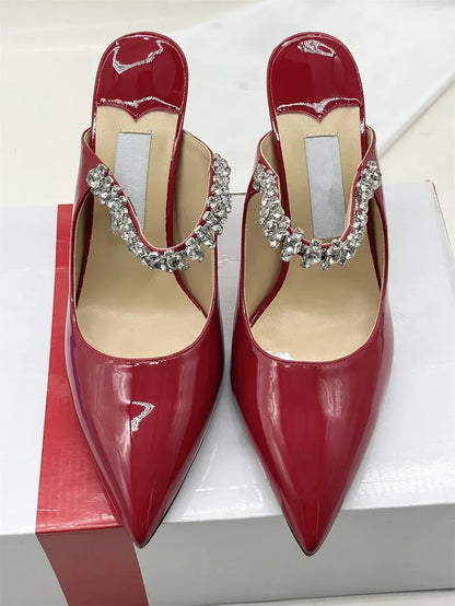 Pointed Toe Mule Heels