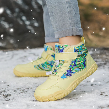 Fur-Lined Barefoot Snow Boots