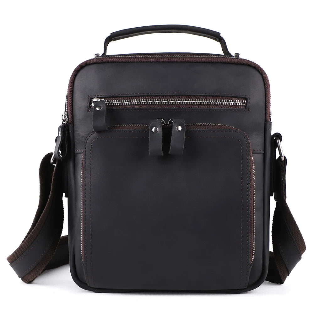 Vintage Leather Saddle Bag