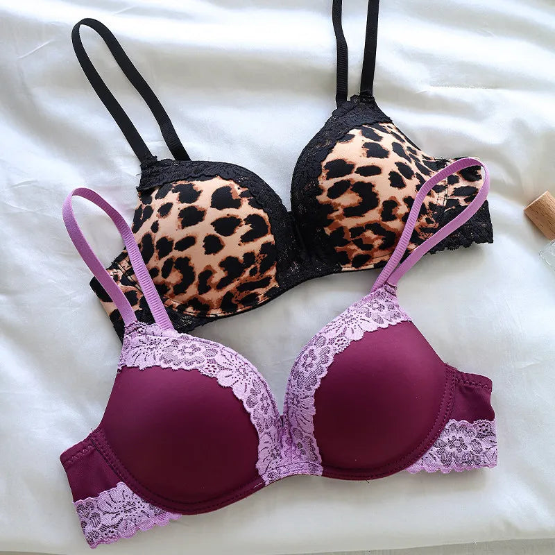 Lace Push Up Wire Free Bra