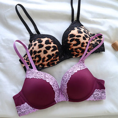 Lace Push Up Wire Free Bra
