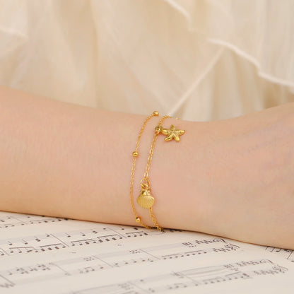 Gold Double Layer Bracelet