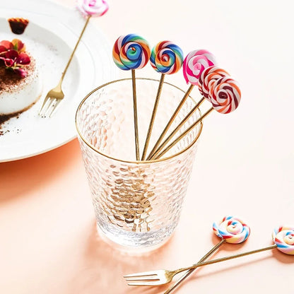 Metal Korean Style Creative Fork