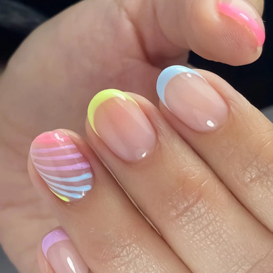 French Resin Press-On Nails